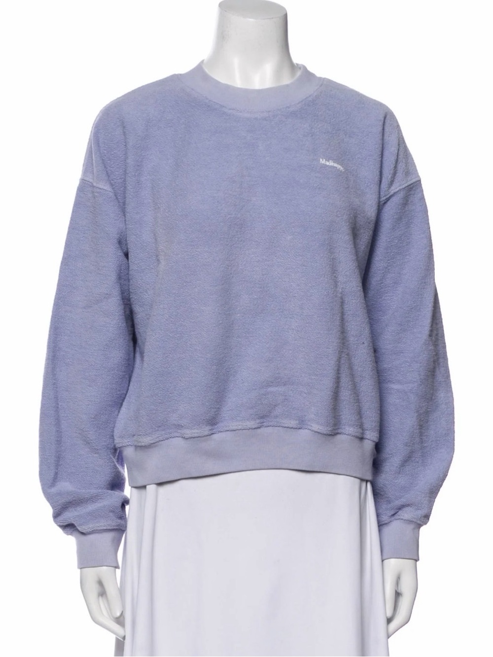 Madhappy Plush Lavender Crewneck Sweatshirt